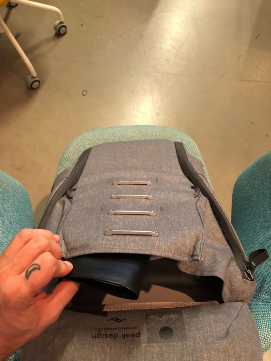 Peak Design Everyday Backpack magnet pocket