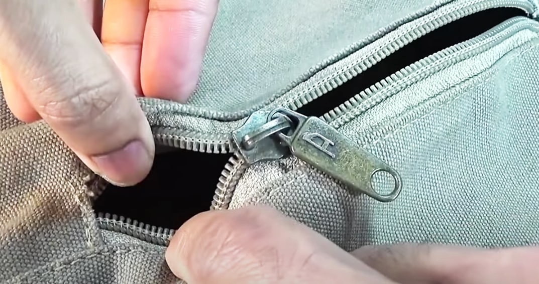 Realigning Separated Zippers